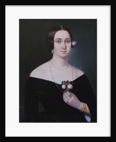 Portrait of Giuseppina Strepponi, c. 1850 by Anonymous