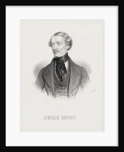 Portrait of the baritone Giorgio Ronconi, 1830s by Anonymous