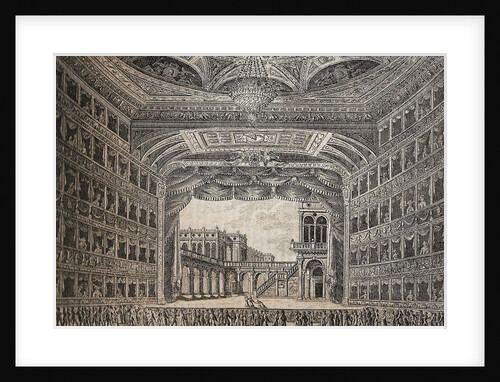 Teatro La Fenice in Venice, 1829 by Anonymous