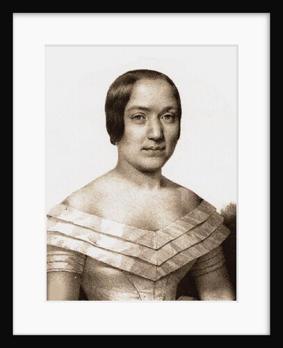 Portrait of the operatic soprano Marianna Barbieri-Nini, the first Lucrezia in I Due Fo by Anonymous