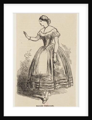 Portrait of the operatic soprano Erminia Frezzolini, Mid of the 19th cen by Anonymous