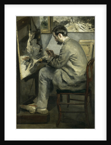 Frédéric Bazille at his easel, 1867 by Anonymous
