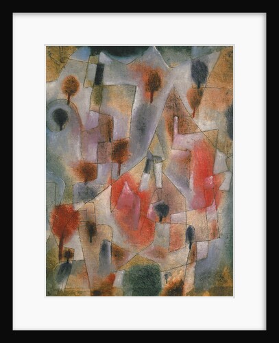 andscape with blue and red trees, 1920 by Anonymous