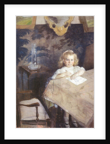 Portrait of Marina Nikolayevna Gritsenko as Child, 1905 by Anonymous