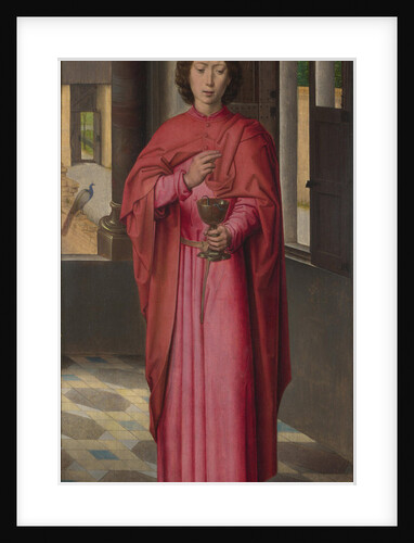 Saint John the Evangelist. The Donne Triptych, ca 1478 by Anonymous