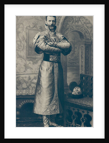 Grand Duke Sergei Alexandrovich of Russia in the princely garment of the 17th century, 1 by Anonymous