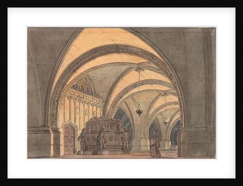 Set design for the Opera Ernani by Giuseppe Verdi, 1863 by Anonymous