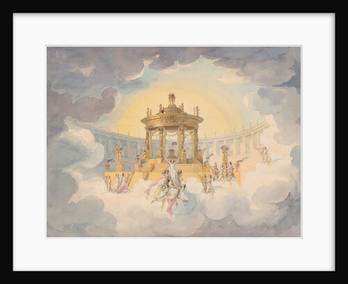 Stage design for the opera Faust by Ch. Gounod, c. 1870 by Anonymous