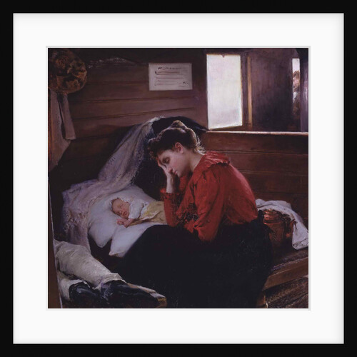In A Railway Carriage, 1893 by Anonymous