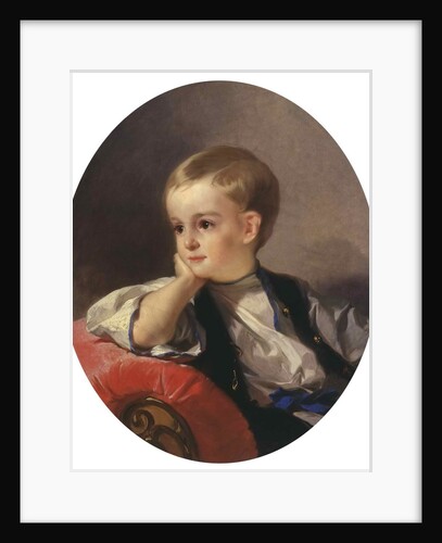 Portrait of Count Bobrinsky as child, 1882 by Anonymous