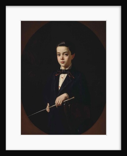 Portrait of B.A. Naryshkin as child, 1854 by Anonymous