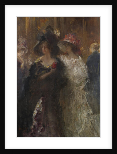 Two elegant ladies, 1910 by Anonymous
