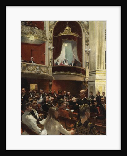 An Evening at the Royal Theatre, Copenhagen, 1887-1888 by Anonymous