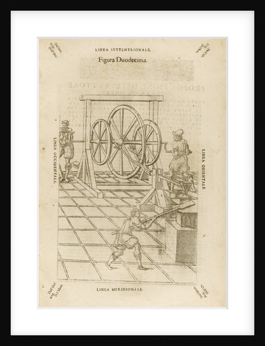 Illustration from Theatrum Instrumentorum Et Machinarum by Jacques Besson, 1582 by Anonymous