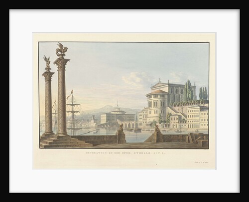 Set design for the Opera Otello by Gioachino Rossini, 1824 by Anonymous