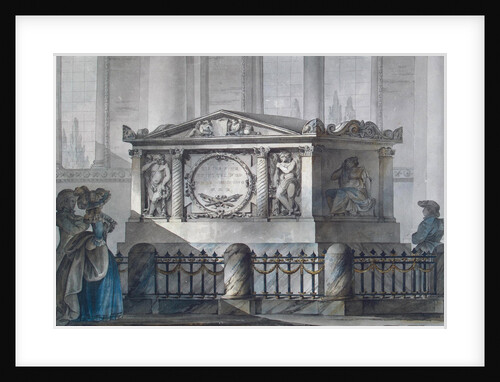 Tomb of Admiral Samuel Greig at the Cathedral Hill, Tallinn, 1790s by Anonymous