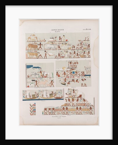 Old Kingdom. Fourth Dynasty. Pyramids at Saqqara. Monuments from Egypt and Ethiopia, ca. 1849 by Anonymous