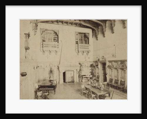 Interior of the Manor house at the Muromtsevo Estate, before 1909 by Anonymous