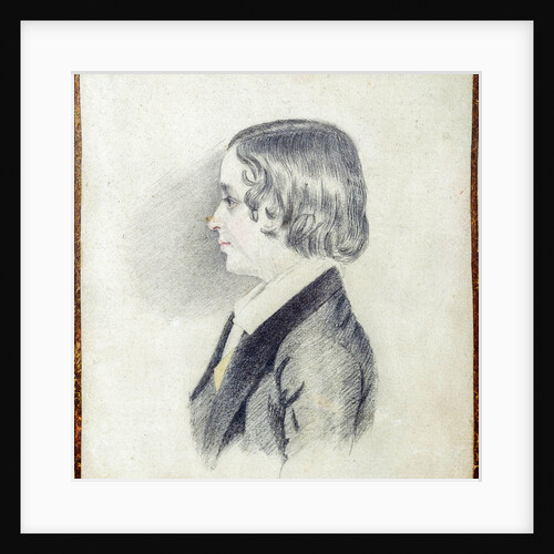 Portrait of Alexander Alexandrovich Pushkin, Son of the Poet, 1844 by Anonymous