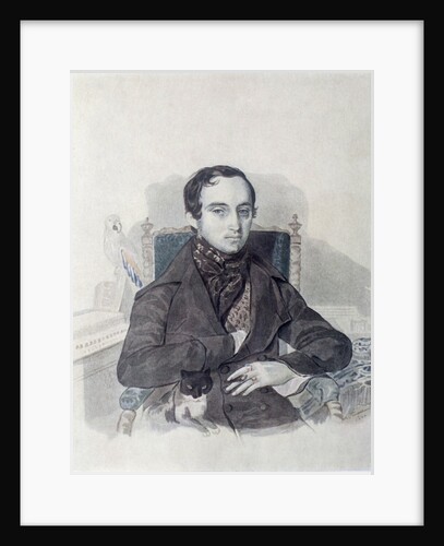 Portrait of Prince Vladimir Fyodorovich Odoyevsky, 1840s by Anonymous
