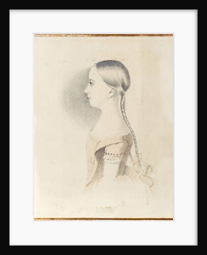 Portrait of Maria Alexandrovna Pushkina, 1844 by Anonymous