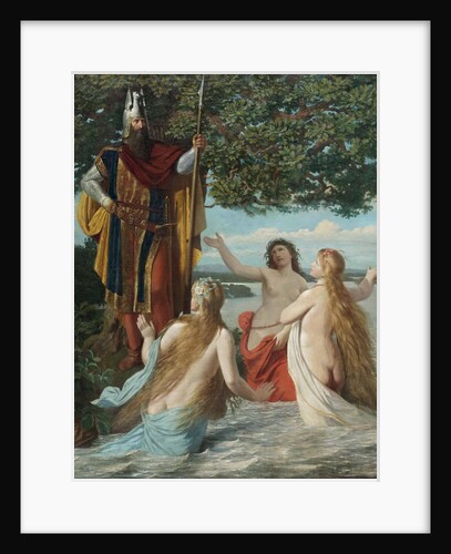 Hagen and the Rhinemaidens, c. 1916 by Anonymous