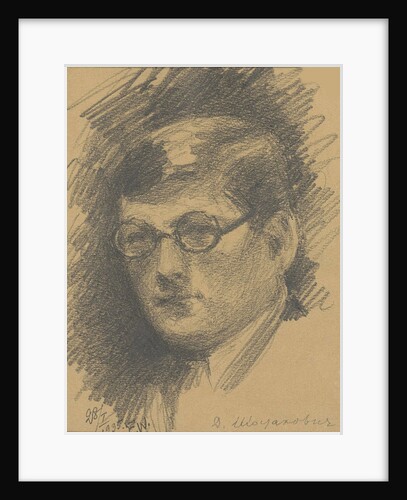 Portrait of the composer Dmitri Shostakovich, 1935 by Anonymous