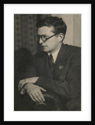 Portrait of the composer Dmitri Shostakovich, 1940 by Anonymous