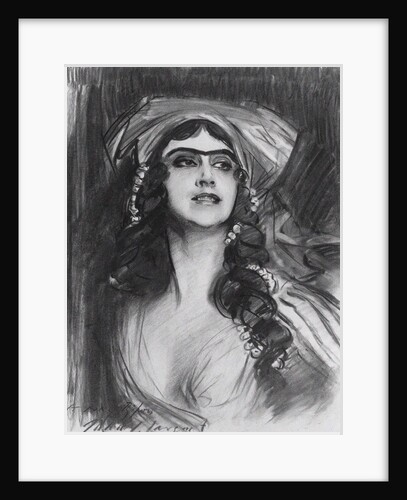 Portrait of the Ballet dancer Tamara Karsavina as Thamar in the ballet Thamar by M.A. Ba by Anonymous