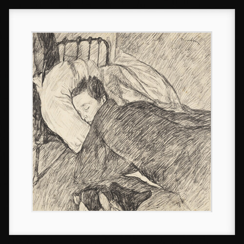 Osip Mandelstam sleeping by Anonymous