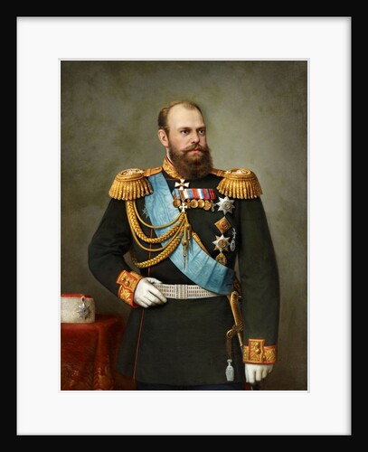 Portrait of the Emperor Alexander III, 19th century by Anonymous