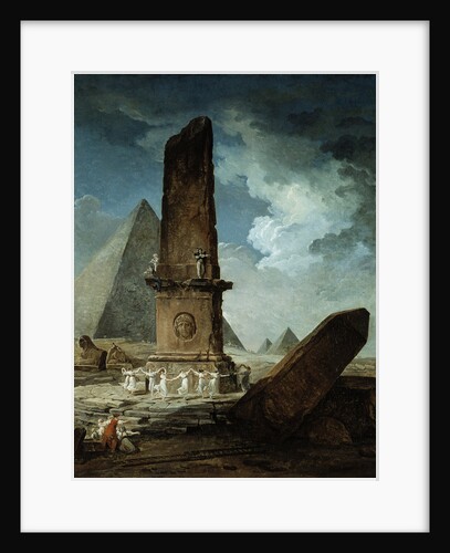 Young Girls Dancing Around an Obelisk, 1798 by Anonymous