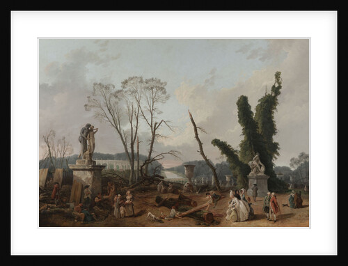 View of the Tapis Vert at Versailles, 1777 by Anonymous