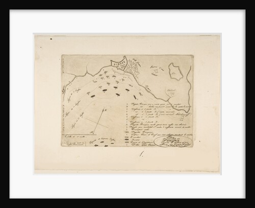 Plan of the Battle of Sinope, 1853 by Anonymous
