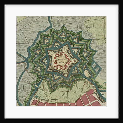 Plan of the Citadel of Lille, 1709 by Anonymous