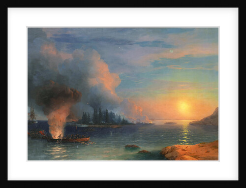The Battle of Bomarsund, 1858 by Anonymous