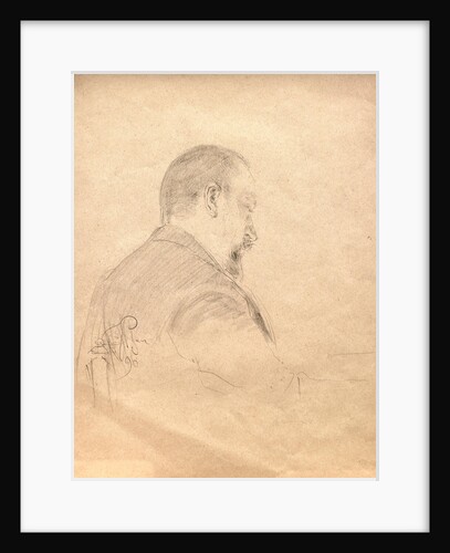Portrait of the composer Alexander Glazunov, 1896 by Anonymous