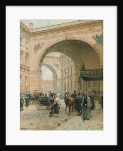 The Arch of the General Staff Building in St. Petersburg by Anonymous