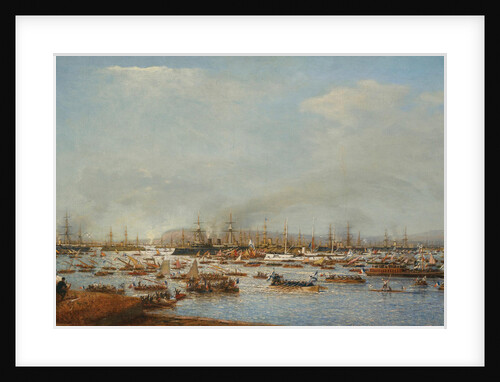 The Arrival Of The Russian Fleet Into Toulon Harbour, 1893 by Anonymous