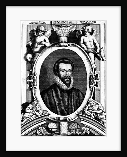 Portrait of the poet John Donne. The title page to Donnes 80 Sermons, 1640 by Anonymous