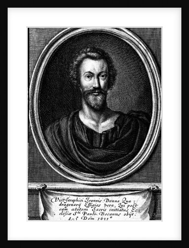 Portrait of the poet John Donne, 1633 by Anonymous