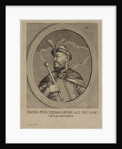 Petro Doroshenko, Hetman of Right-bank Ukraine, 17th century by Anonymous