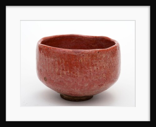 Red Raku Teabowl, 17th century by Anonymous