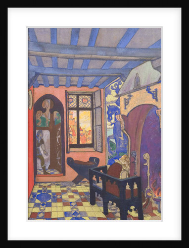 Stage design for the the theatre play Princess Maleine by M. Maeterlinck, 1913 by Anonymous
