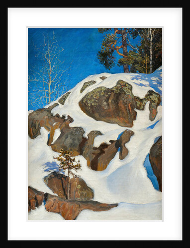 Snow on the cliffs, 1901 by Anonymous