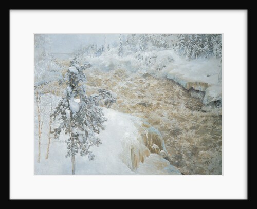 Imatra in wintertime (Imatra talvella), 1893 by Anonymous