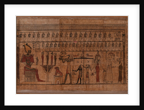 Ancient Egyptian Funerary Text, 2th century BC by Anonymous