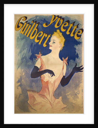 Yvette Guilbert, 1891 by Anonymous
