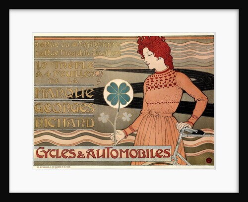 Cycles and cars Georges Richard, 1899 by Anonymous