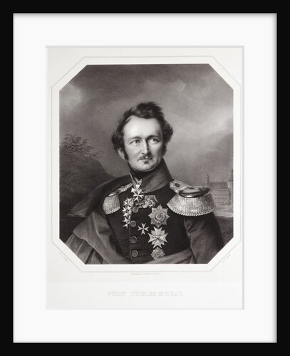 Portrait of Prince Hermann von Pückler-Muskau by Anonymous